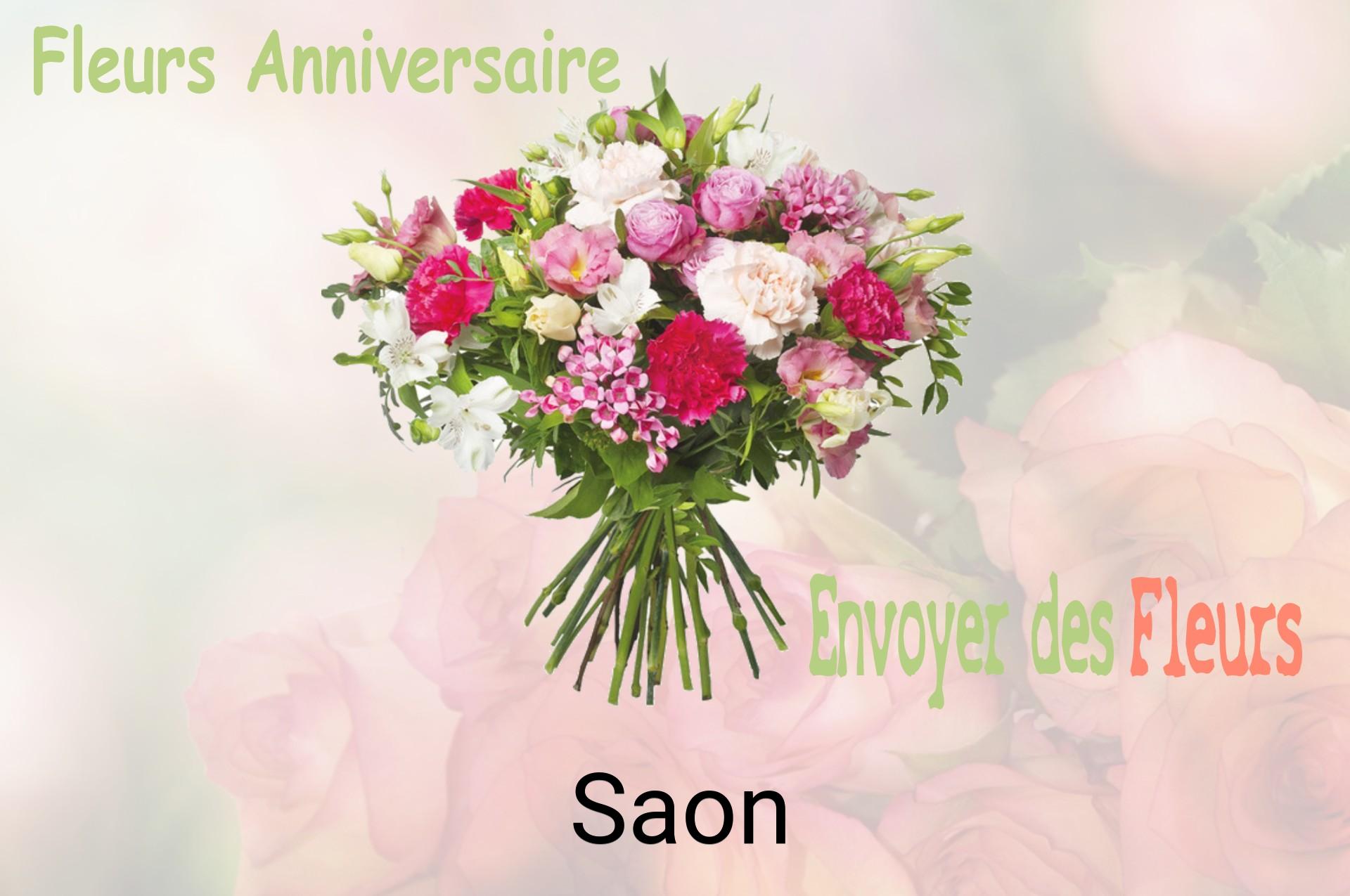 Bouquet de fleurs d’anniversaire livré à Saon